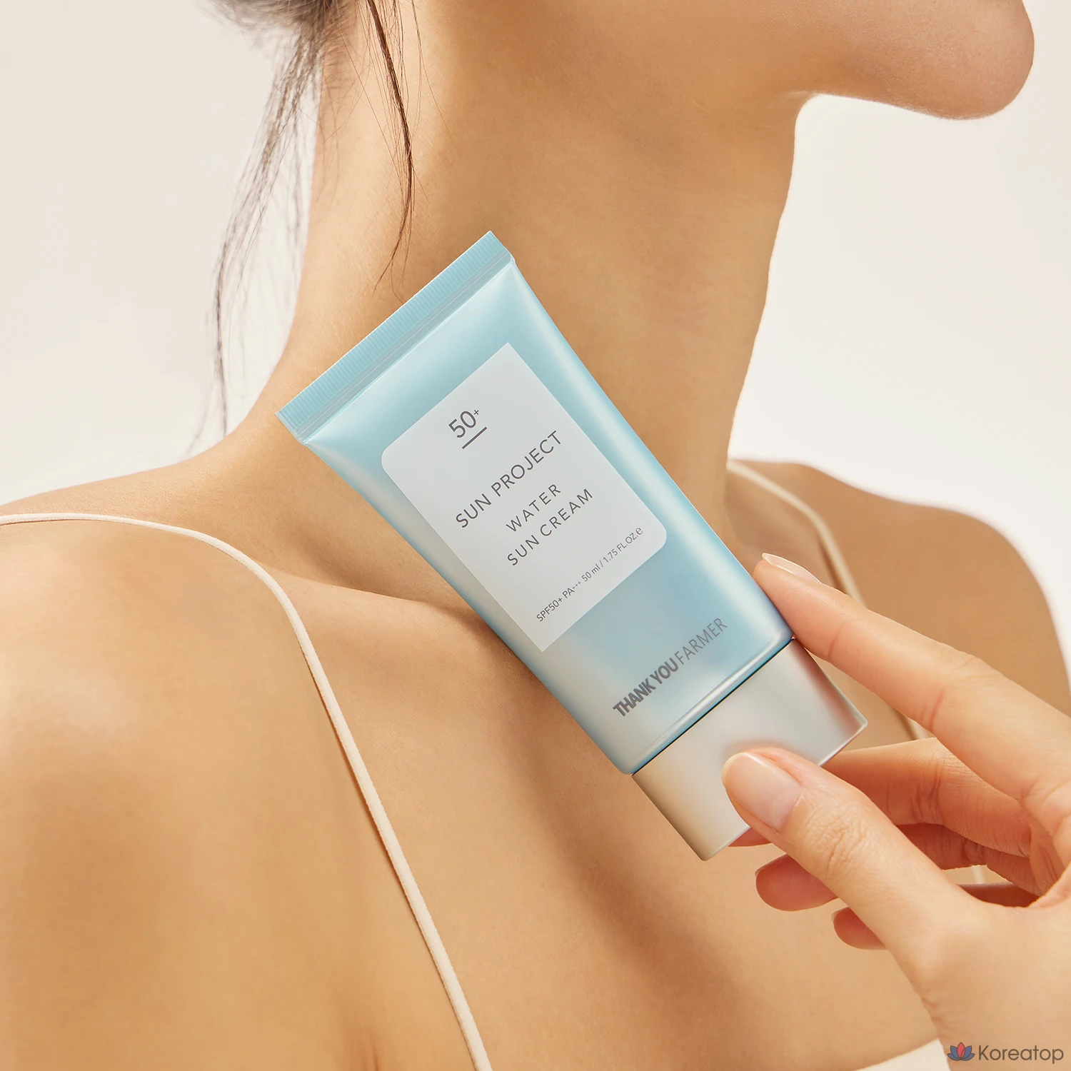 Солнцезащитный крем Thank You Farmer Sun Project Water Sun Cream, 50 мл, 1 шт.