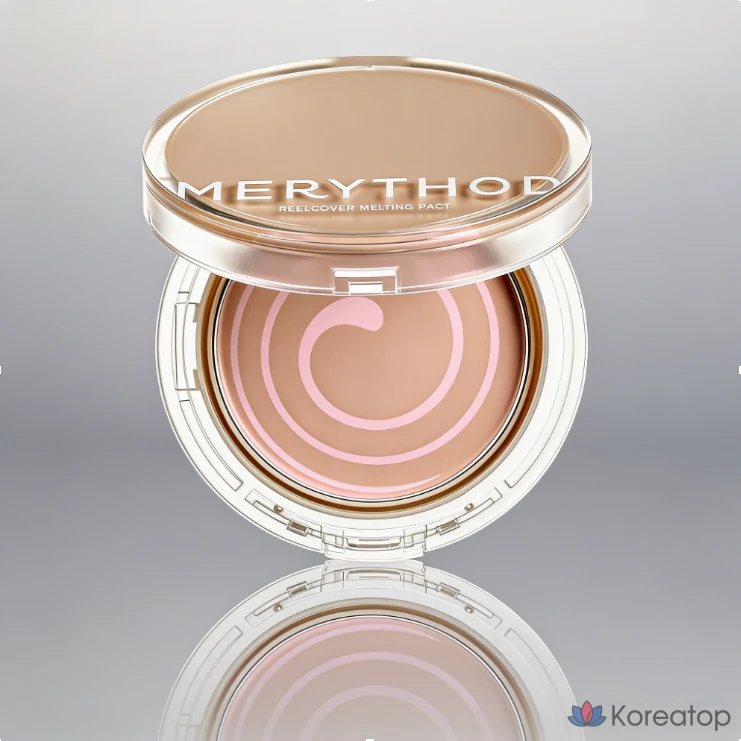 Пудра Merythod Real Cover Melting Pact, оттенок 02 Natural Beige (рефилл), 1 шт.