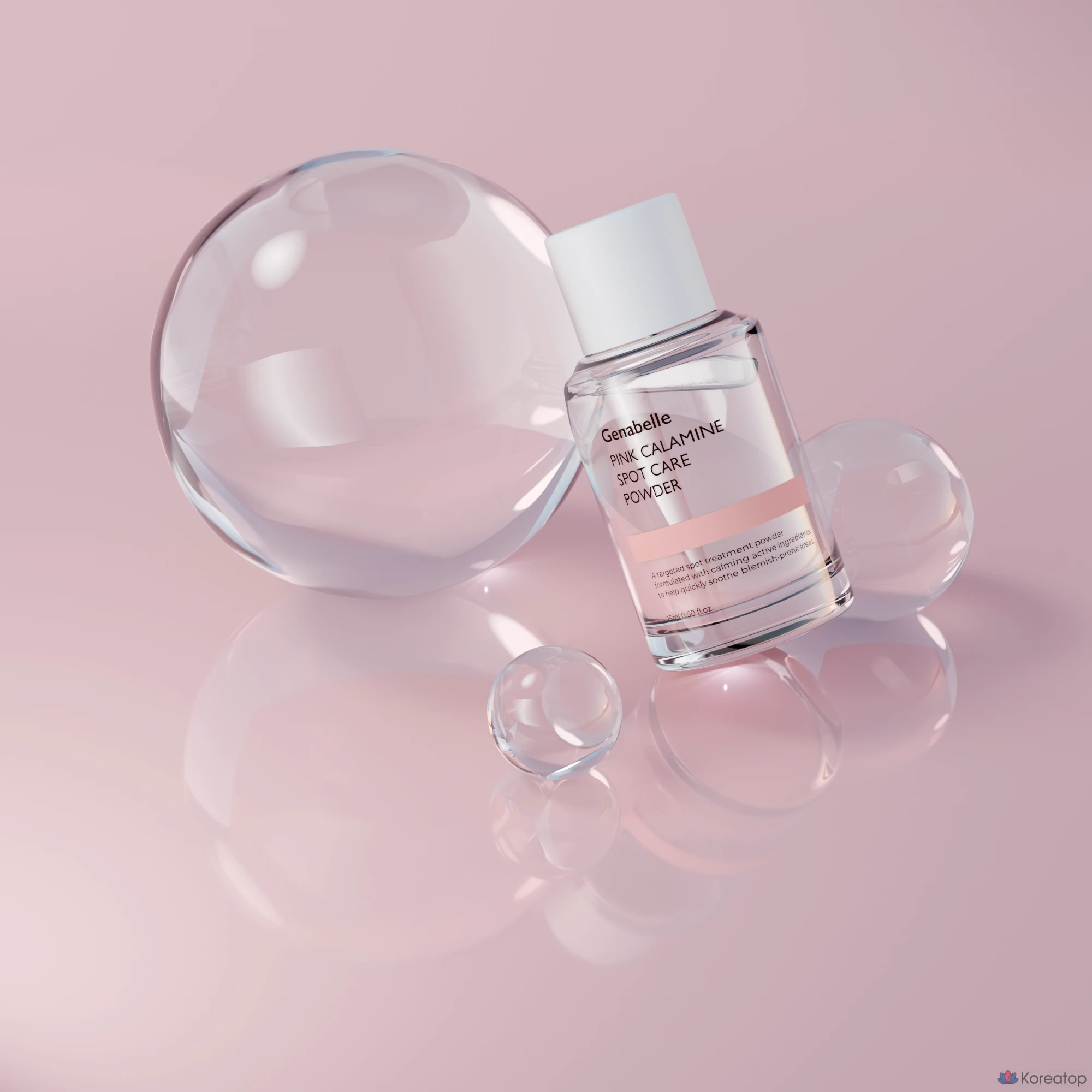 Пудра Genabelle Pink Calamine Spot Powder, 15 мл, 1 шт.