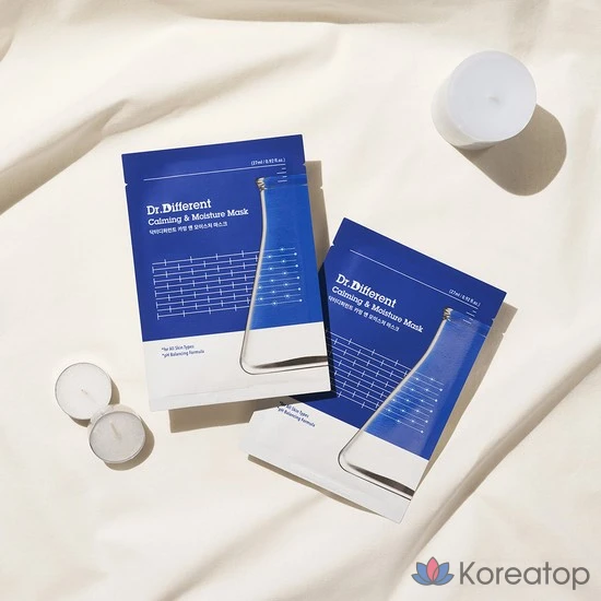 Тканевая маска для лица Dr. Different Calming & Moisture Mask Sheet, 1 шт.