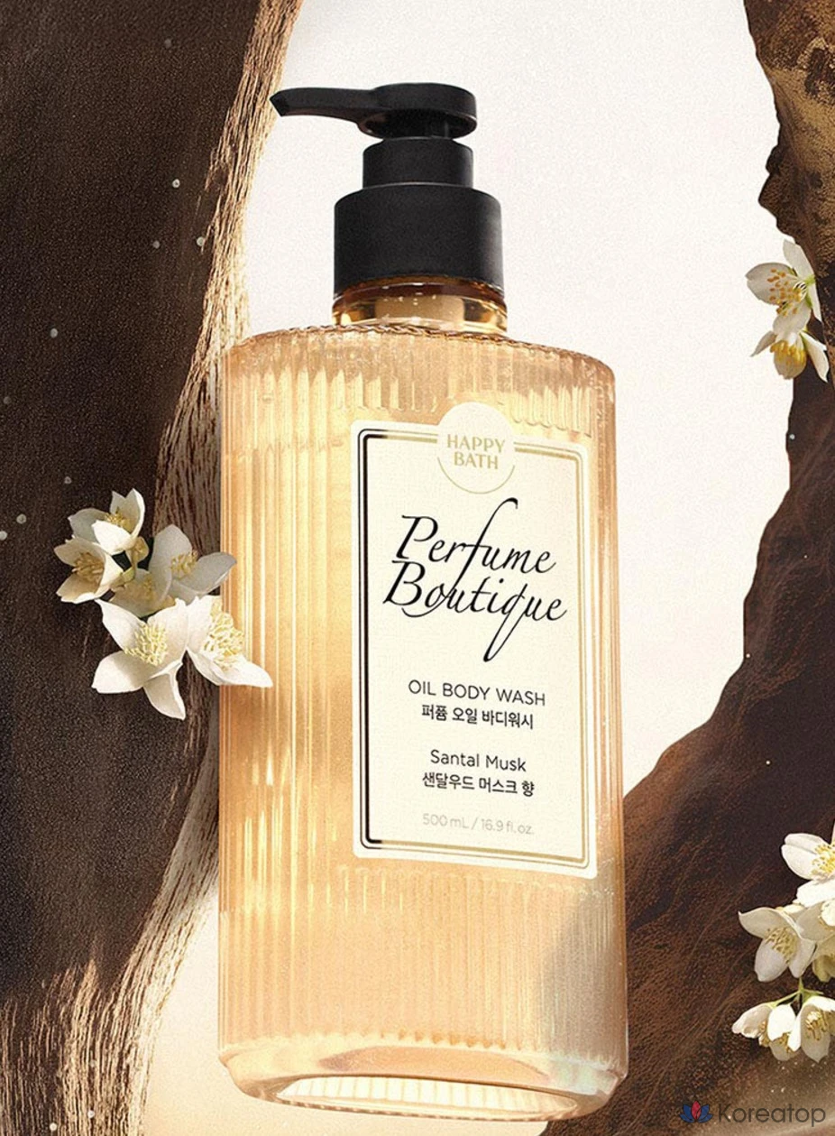 Гель для душа Happy Bath Perfume Boutique Oil Body Wash Sandalwood Musk, 500 мл, 1 шт.