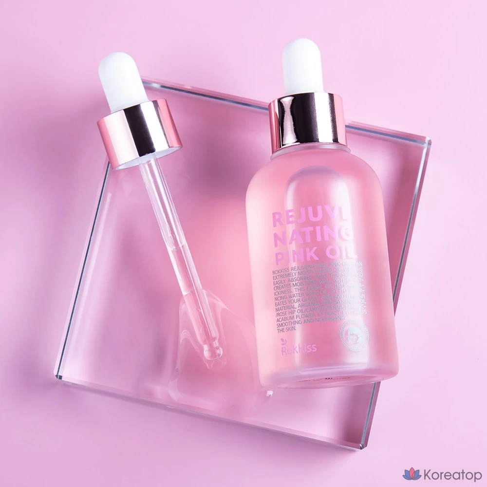 Гидрофильное масло Rokkiss Rejuvenating Pink Oil, 55 мл, 1 шт.