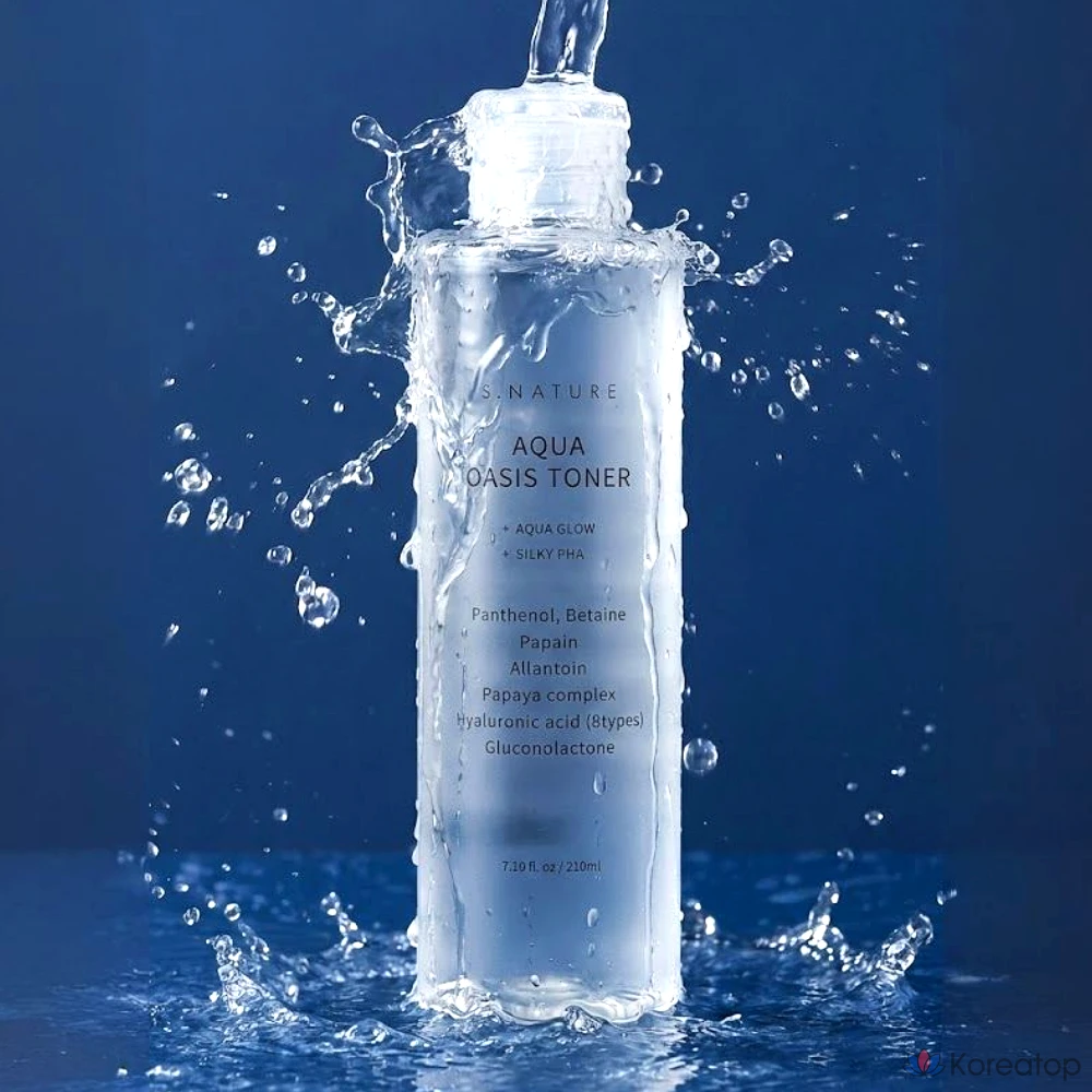 Тонер S.NATURE Aqua Oasis Toner, 210 мл, 1 шт., фото 4