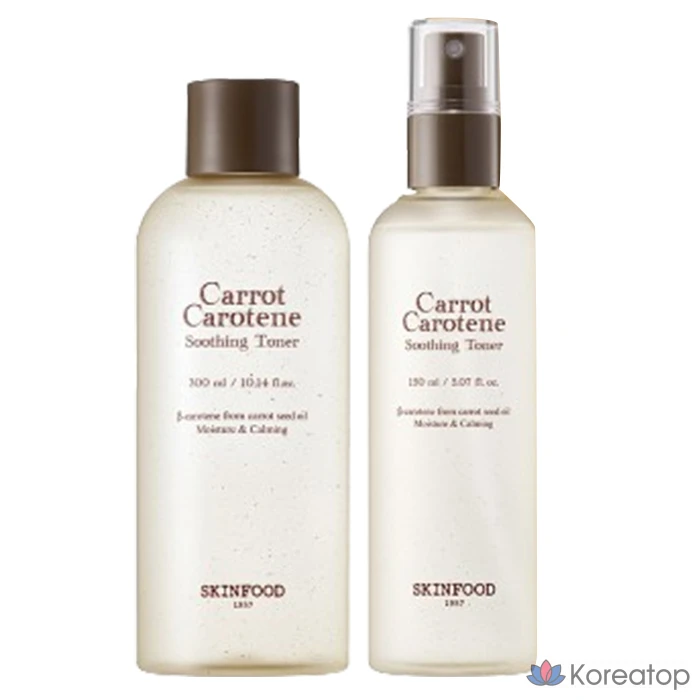 Набор для ухода Skinfood Carrot Carotene Soothing Toner Set (300 мл + 150 мл), 1 шт.