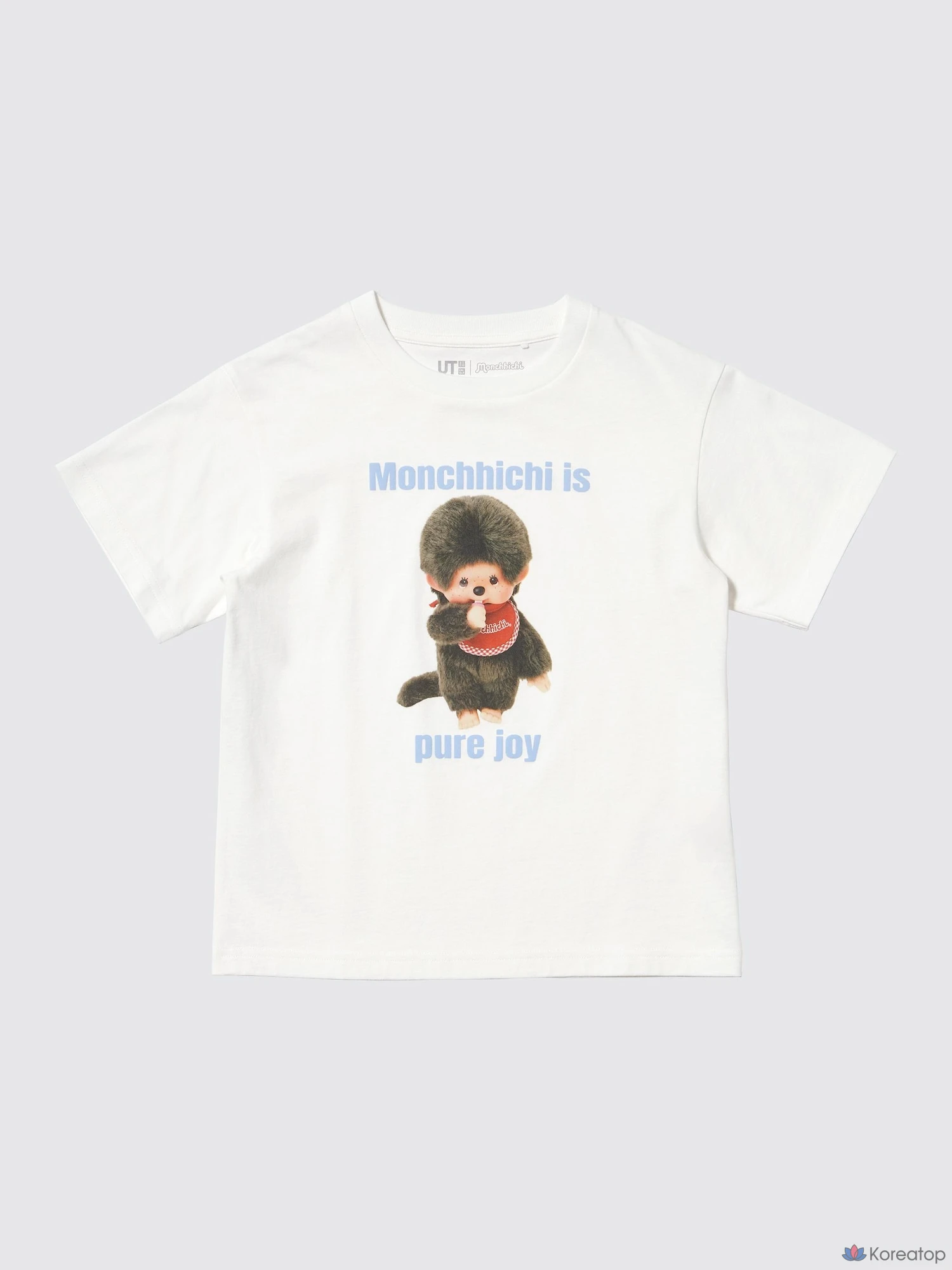 Футболка для девочек Uniqlo Monchhichi UT Graphic T