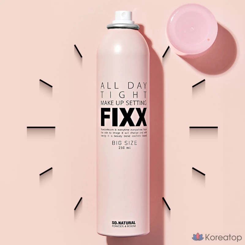 Спрей-фиксатор для макияжа So Natural All Day Tight Makeup Setting Fixer, 250 мл, 1 шт.