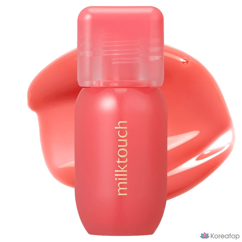 Тинт для губ Milk Touch Glow Fit Color Stain Lip Tint, оттенок 03 Sunny Coral, 1 шт.