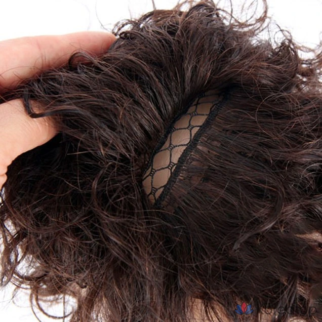 Парик Wonjin Air Mesh Wave Crown Hairpiece, оттенок Dark Brown, 1 шт.
