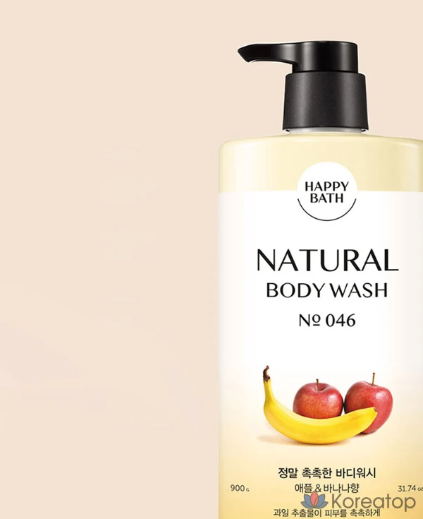 Гель для душа Happy Bath Natural Really Moisturizing Body Wash Fruity Scent, 900 г, 1 шт., фото 3