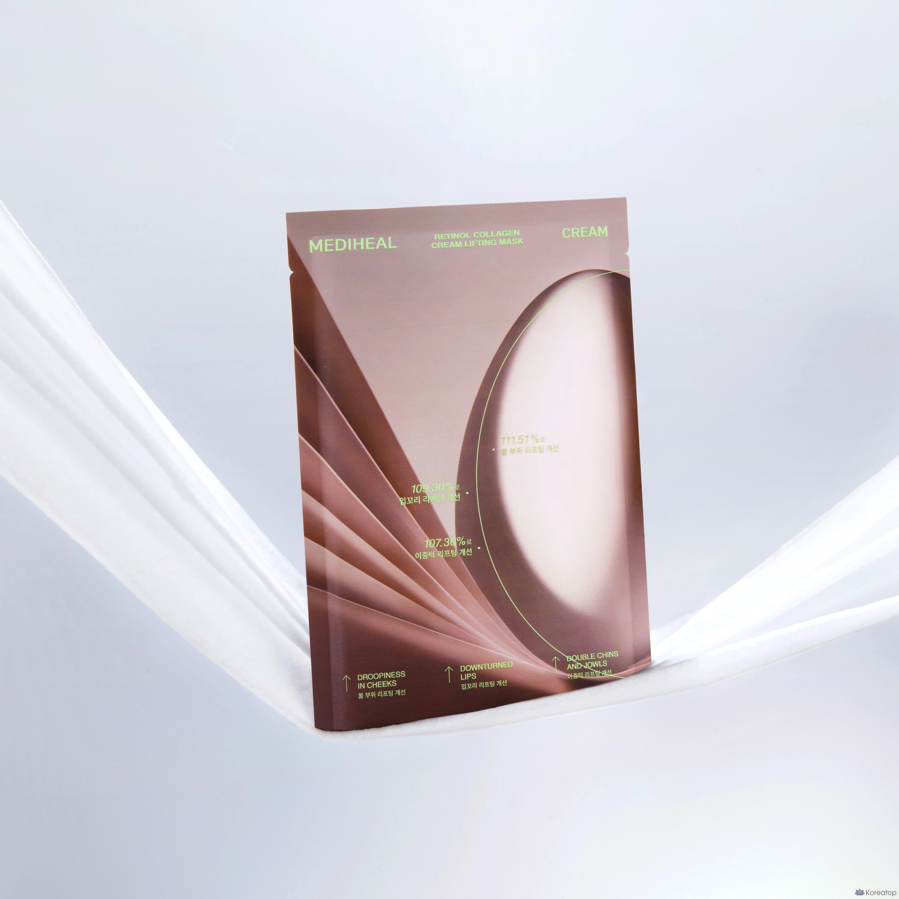 Тканевая маска для лица MEDIHEAL Retinol Collagen Cream Contour Mask, 10 шт.