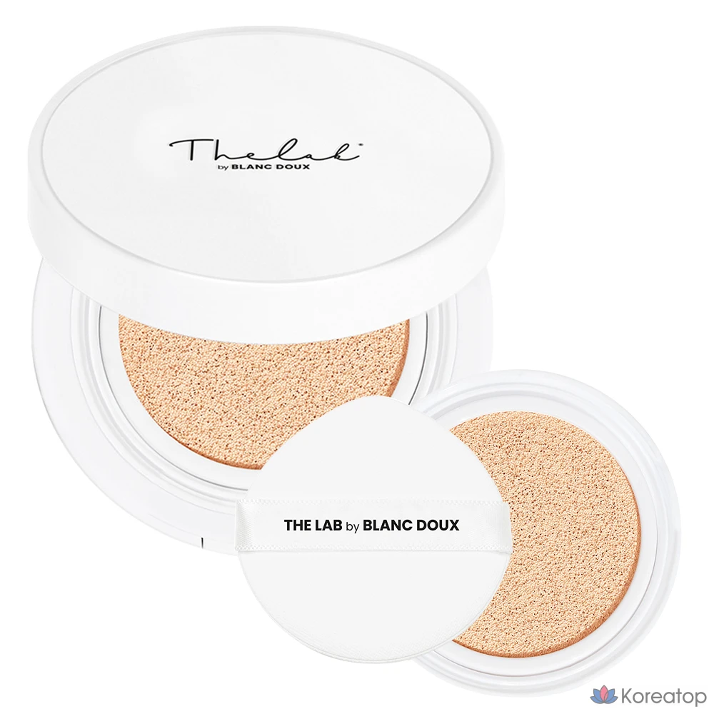 Кушон-фундация THE LAB by blanc doux Oligo Hyaluronic Acid Healthy Cream Cushion Foundation, оттенок 02 Beige, 12 г + 12 г, 1 шт.