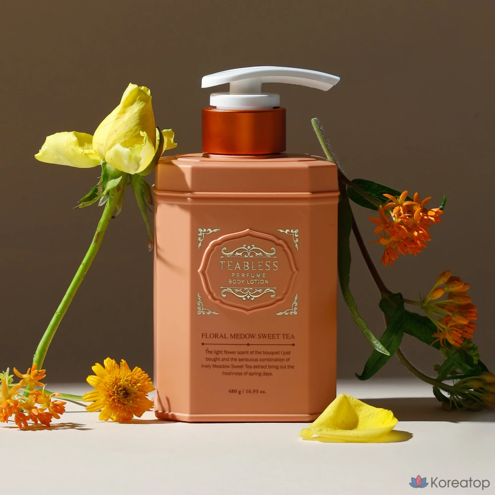 Лосьон для тела TEABLESS Perfume Body Lotion Sweet Tea Floral, 480 г, 1 шт.