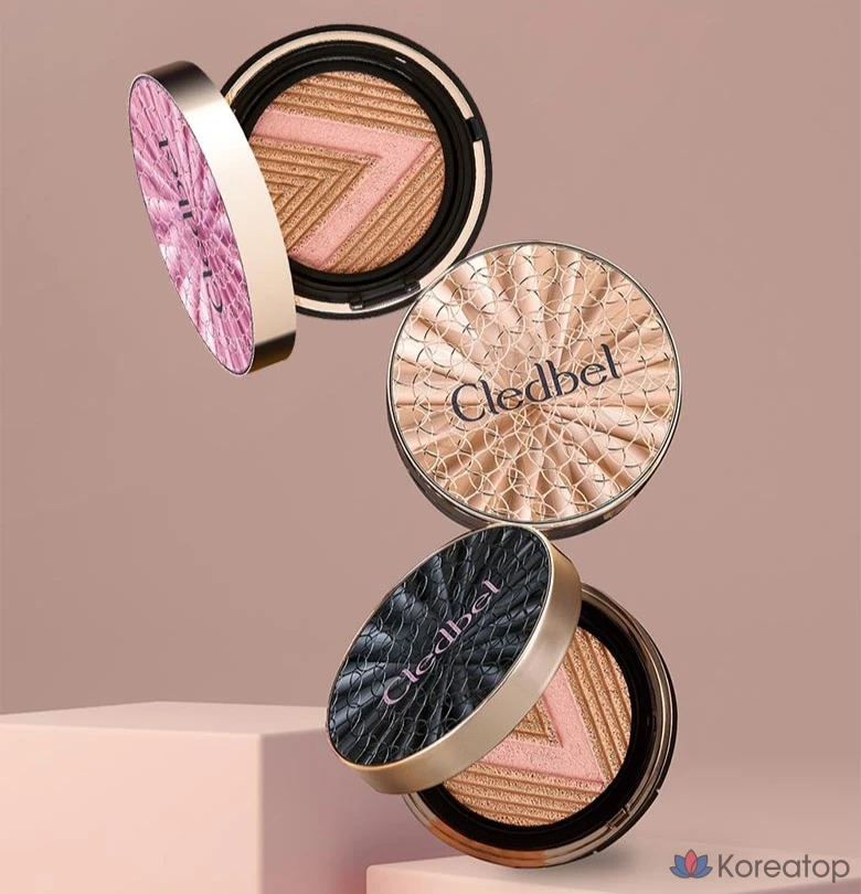 Кушон Cledbel Glow Power Pink Lift V Cushion, оттенок 23, 13 г, 1 шт.