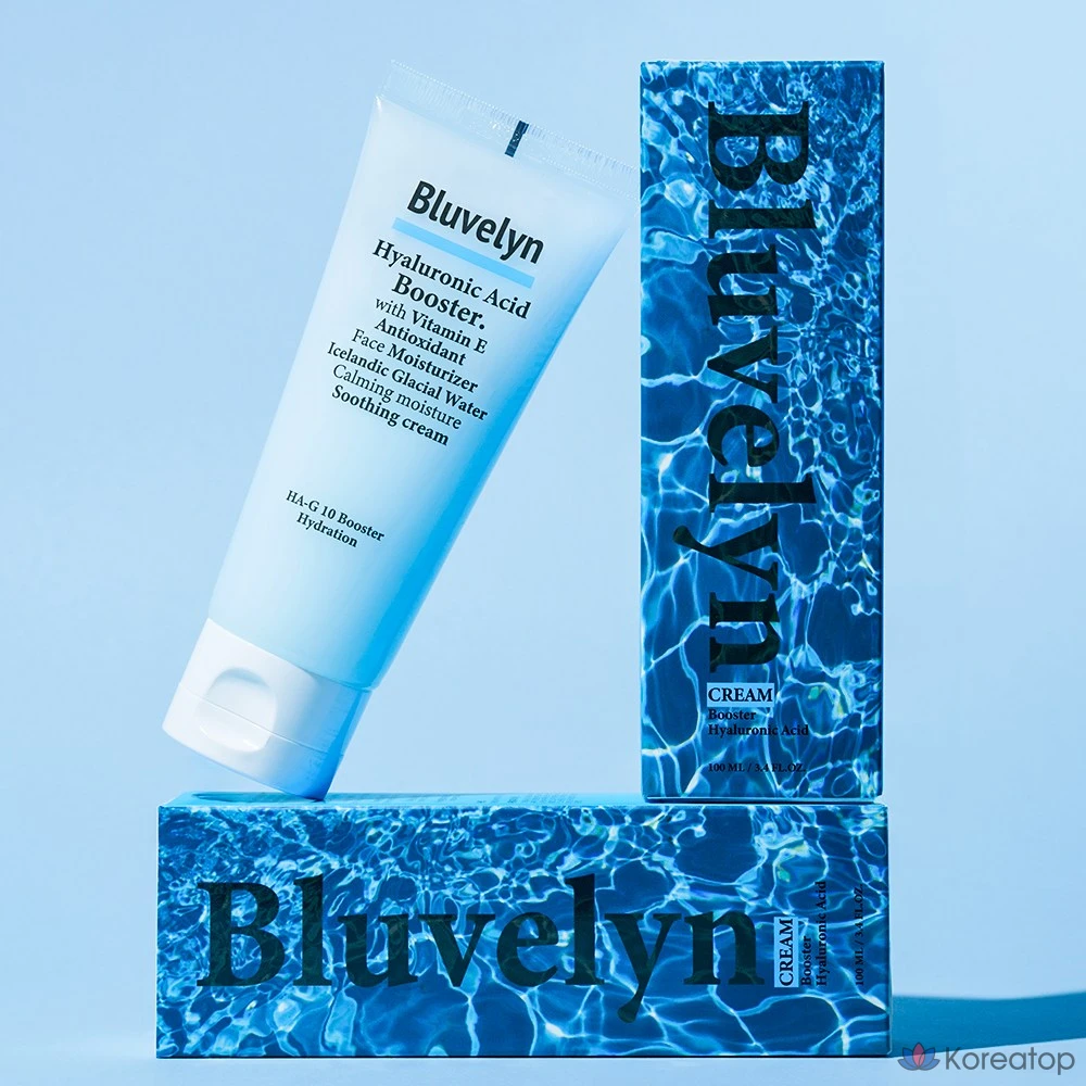 Успокаивающий крем REJURAN [Blueblin] 10 Types Hyaluronic Acid Booster Soothing Cream, 100 мл, 1 шт.