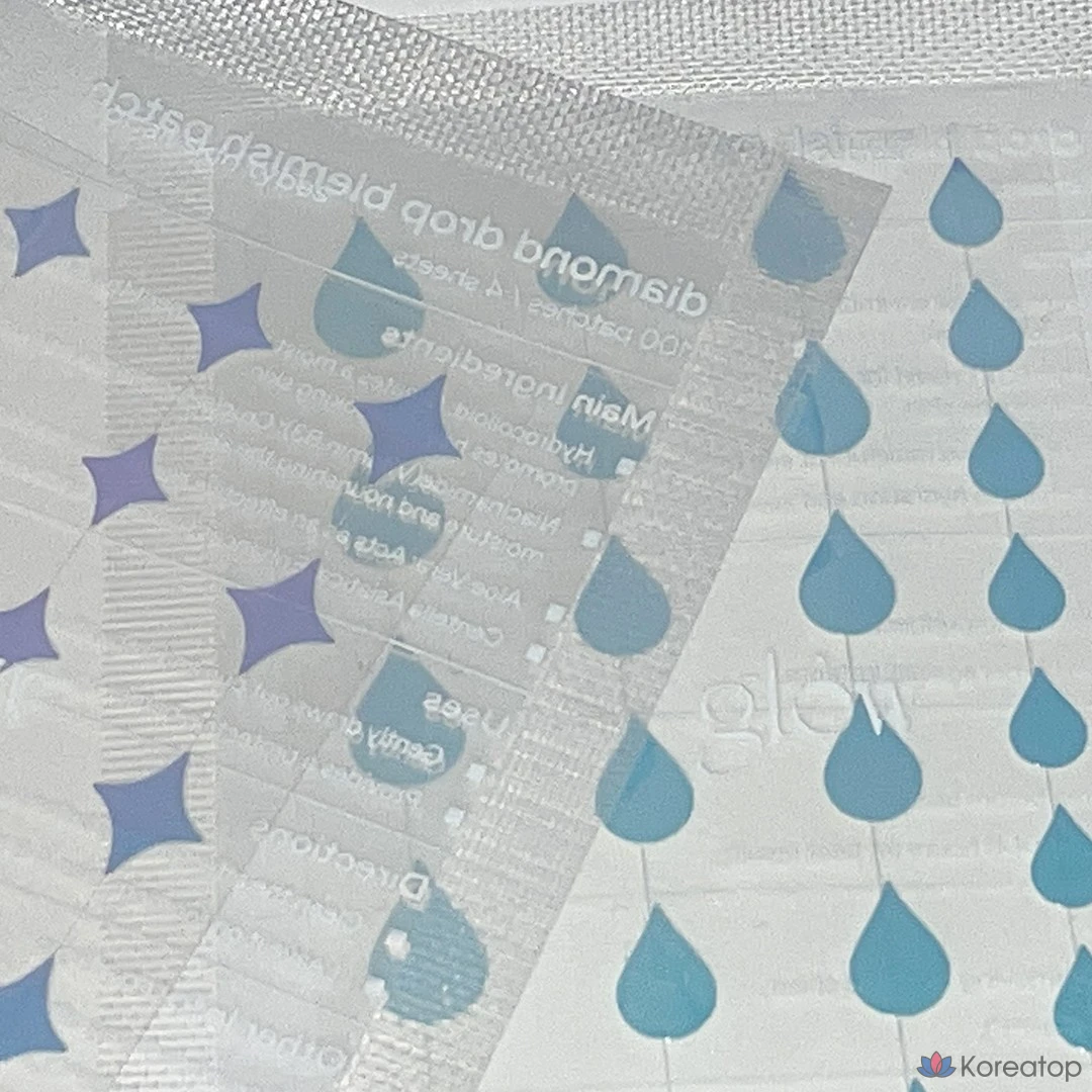 Патчи для лица Glow Diamond Drop Blemish Patch, 100 шт.