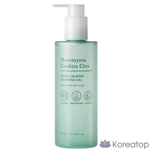 Успокаивающий гель Tony Moly Houttuynia Cordata Cica Quick Calming Soothing Gel, 300 мл, 1 шт.