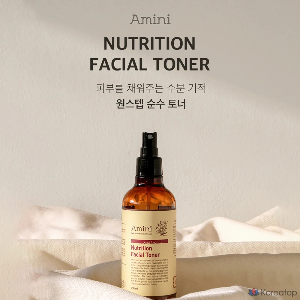 Тонер Amini Nutrition Facial Toner, 250 мл, 1 шт.