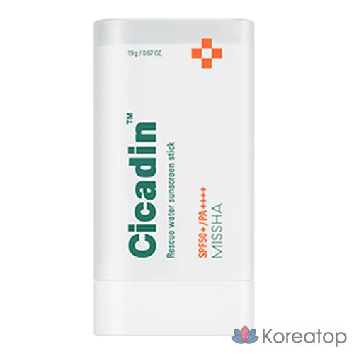 Солнцезащитный стик Missha Cicadin Rescue Water Sun Stick SPF50+ PA++++, 19 г, 1 шт.