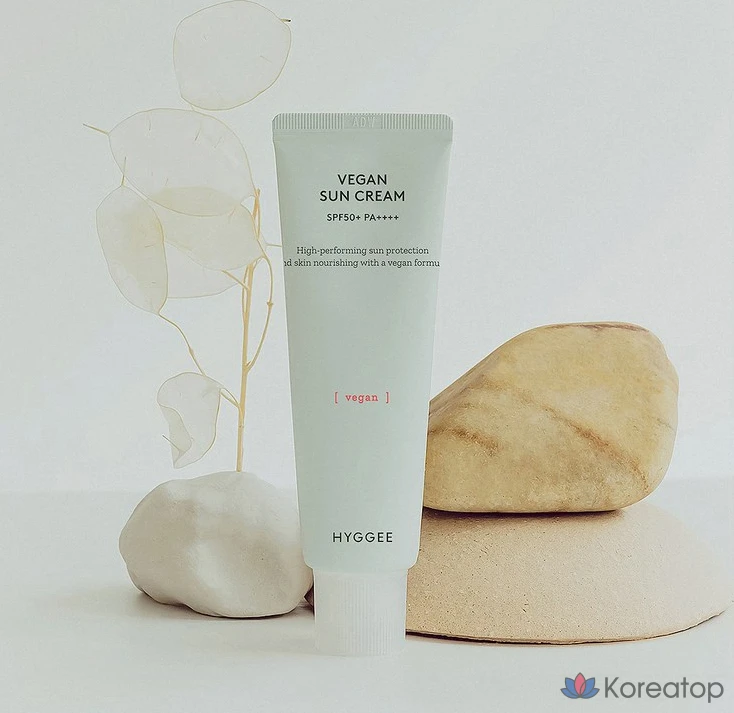 Солнцезащитный крем HYGGEE Vegan Sun Cream SPF50+ PA++++, 50 мл, 1 шт.