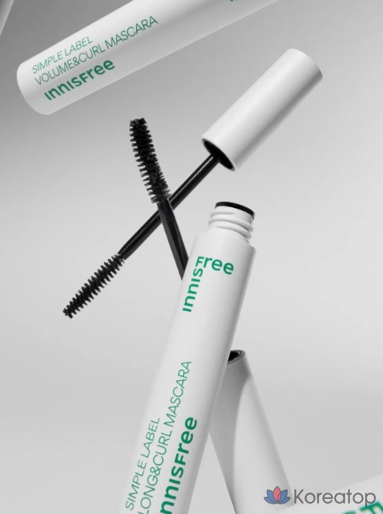 Тушь для ресниц Innisfree Simple Label Long &amp; Curl Mascara, 7.5 г, 1 шт.