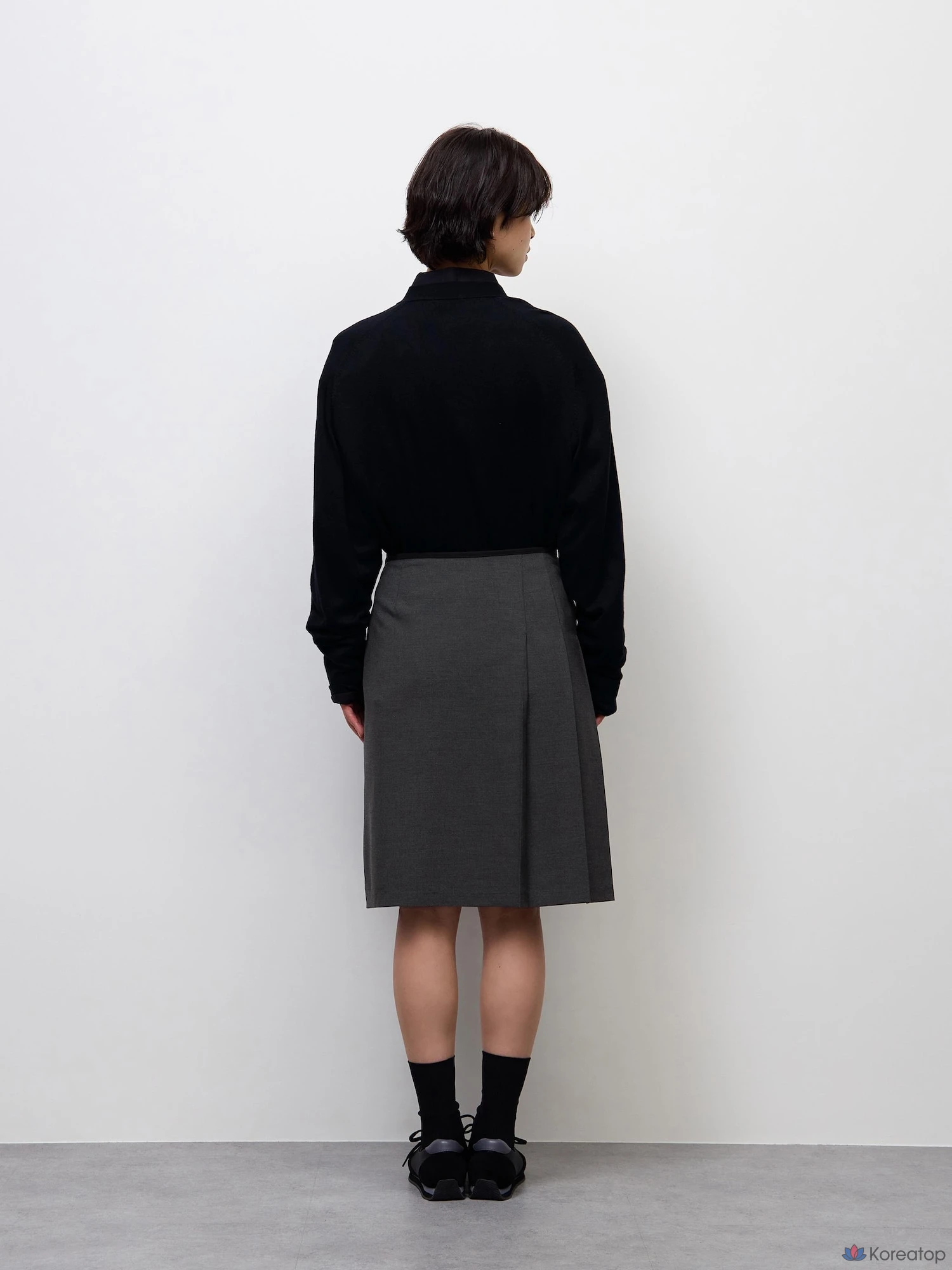Юбка Uniqlo Side Button Pleated Skirt
