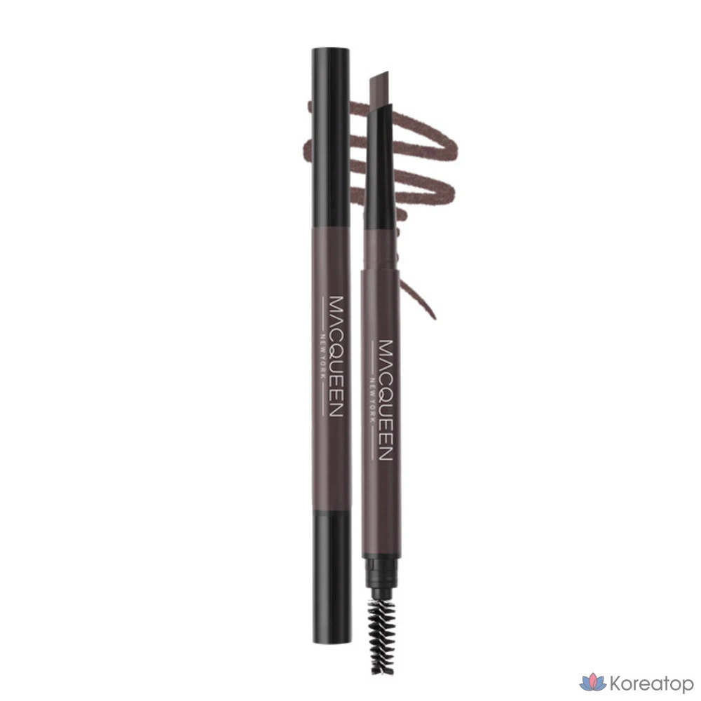 Карандаш для бровей Mqny My Strong Auto Eyebrow Pencil, оттенок Natural Brown, 0.35 г, 1 шт.