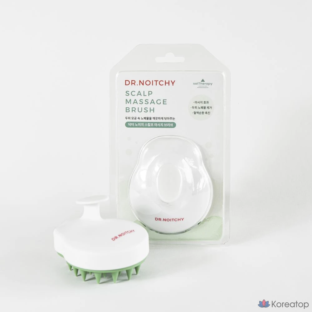 Массажная щетка для кожи головы SalTherapy Doctor Noitch Scalp Massage Brush, смешанный цвет, 1 шт.