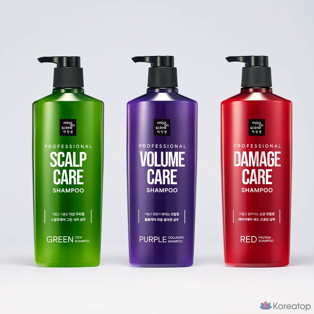 Шампунь Mise en Scene Scalp Care Green Tea Shampoo, 680 мл, 1 шт.
