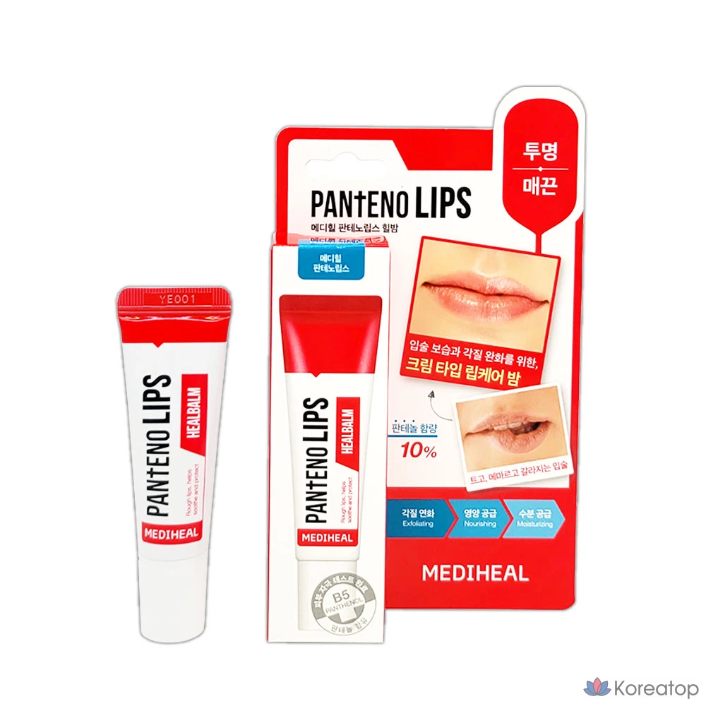 Бальзам для губ MEDIHEAL Panthenolips Heal Balm Tint, бесцветный, 1 шт.