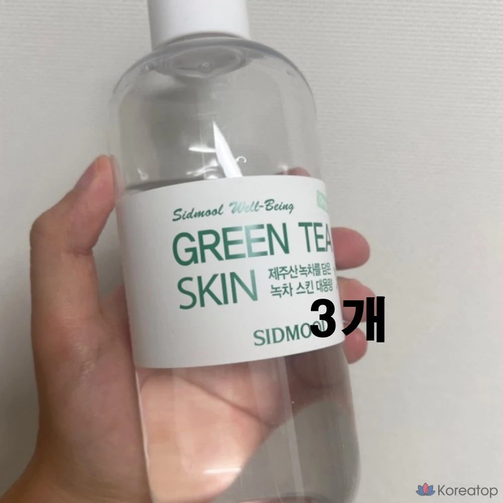 Тонер Sidmool Original Wellbeing Green Tea Skin Pore Elasticity, 500 мл, 1 шт., фото 4