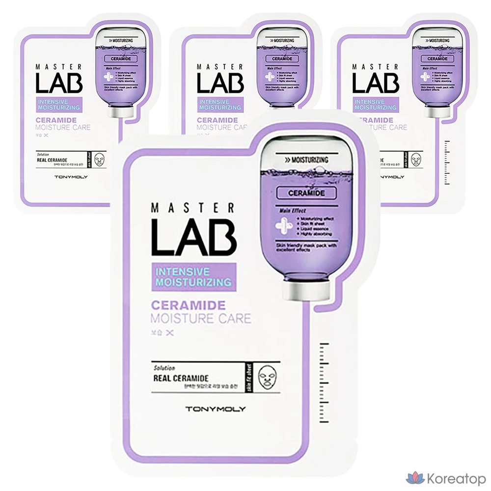 Тканевая маска для лица Tony Moly Master Lab Ceramide Mask Sheet, 4 шт.