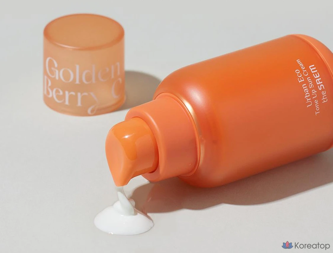 Солнцезащитный крем The Saem Urban Eco Golden Berry Seed Tone Up Sun Cream SPF50+ PA++++, 50 мл, 1 шт.