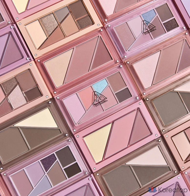 Контурная палетка 3CE Layer It All Contour Palette, оттенок 2 Ash Brown, 9.5 г, 1 шт.