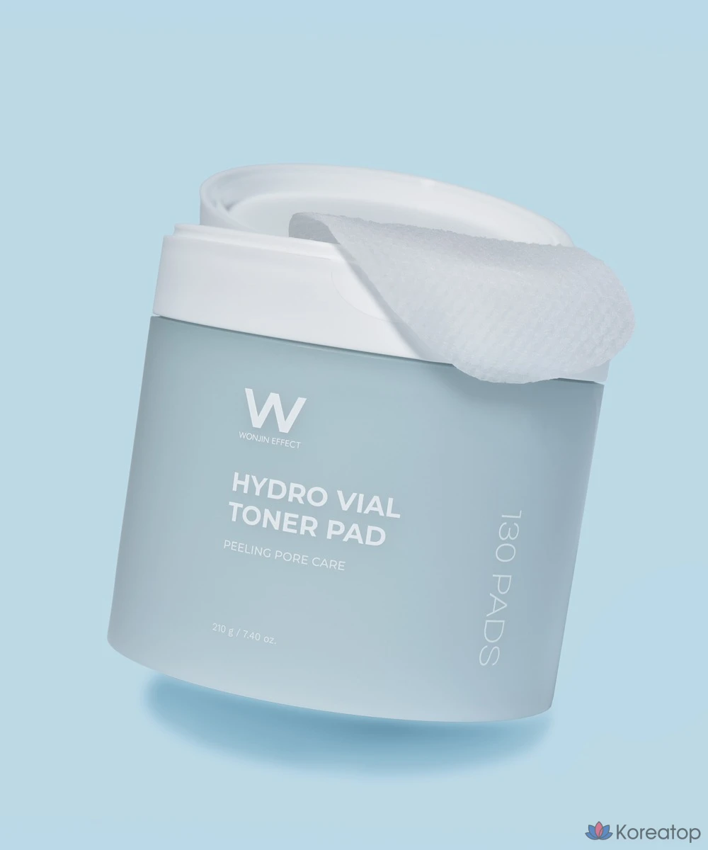 Тонер-пэды Wonjin Effect Hydro Vial Toner Pad, 210 г, 130 шт.