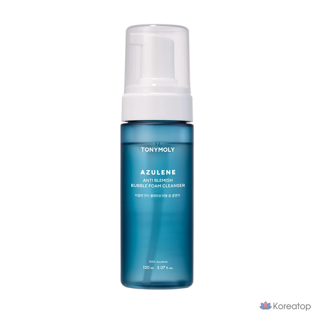 Пенка для умывания Tony Moly Azulene Anti-Blemish Bubble Foam Cleanser, 150 мл, 1 шт.