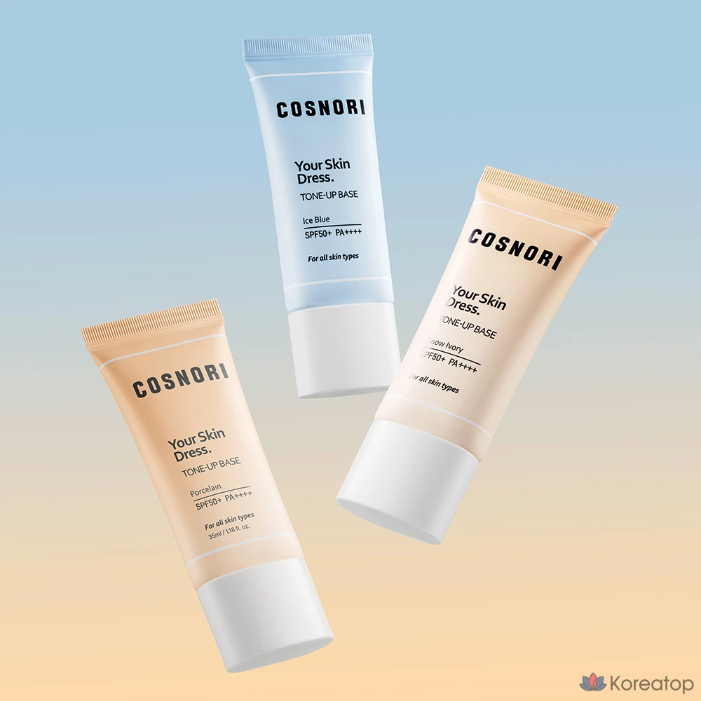 Тонер Cosnori Your Skin Dress Tone Up Base, оттенок Porcelain, 35 мл, 1 шт.
