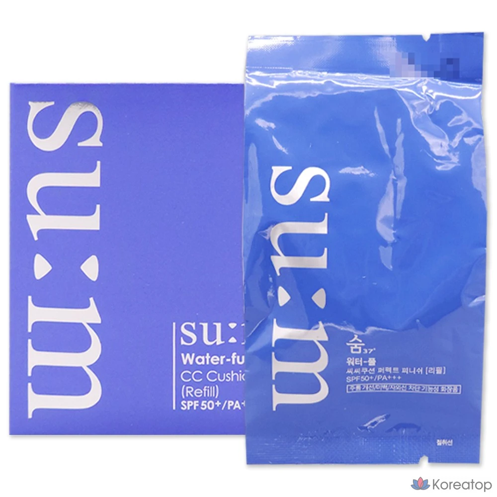Кушон SU:M37 Waterfull CC Cushion Perfect Finish Refill, оттенок 01 Light Beige, 1 шт.