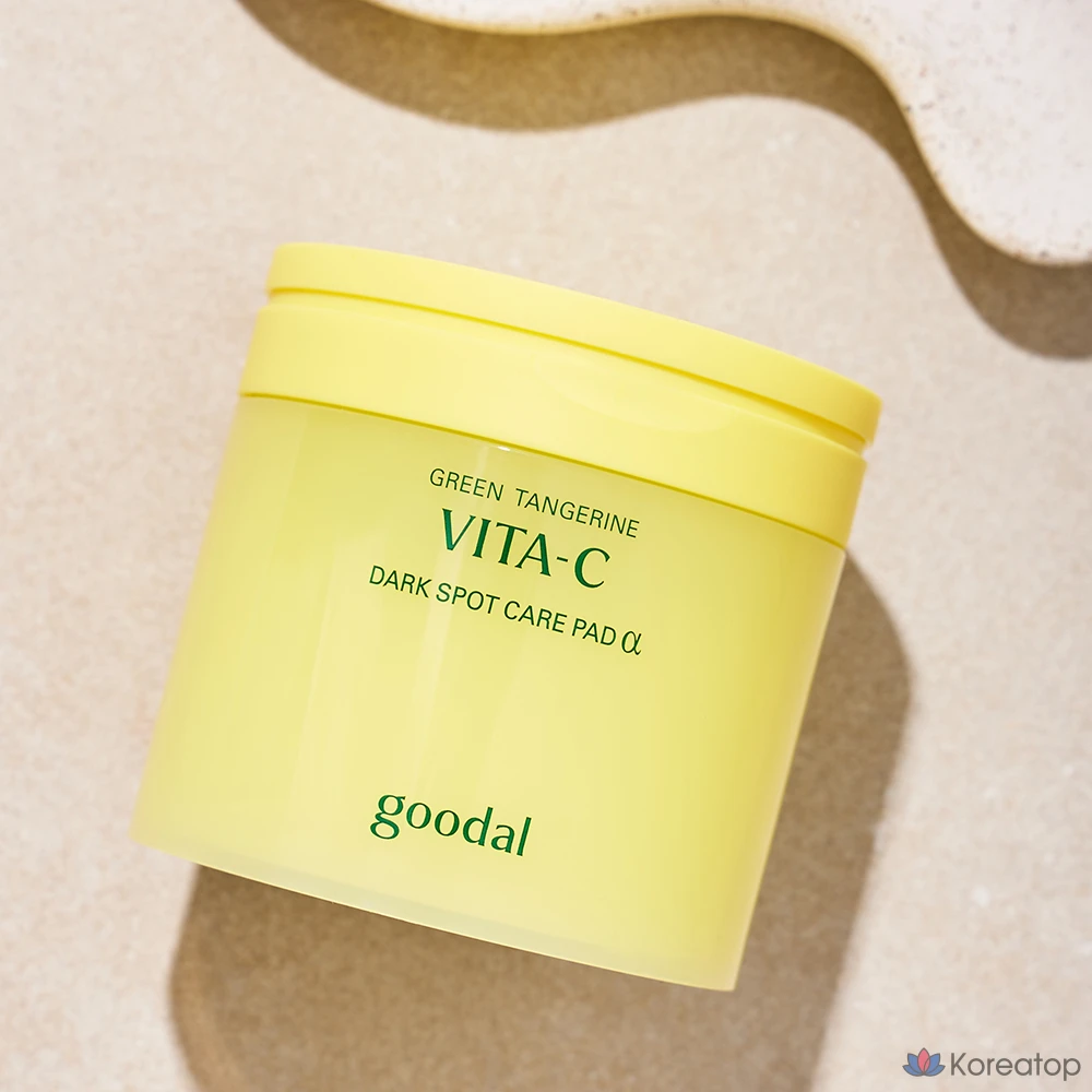 Пэды Goodal Green Tangerine Vita C Dark Spot Care Pad Alpha, 160 мл, 70 шт.