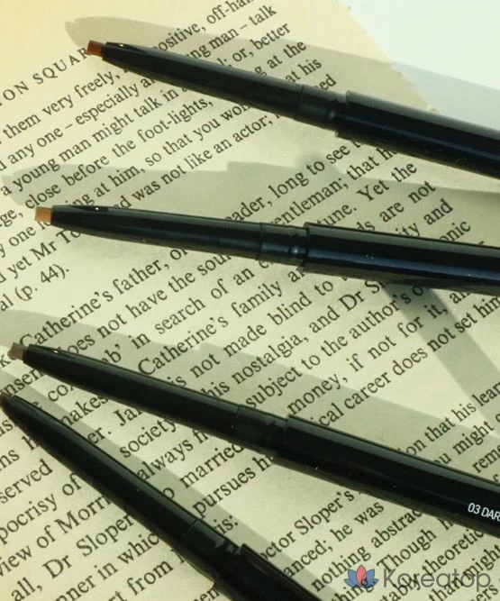 Карандаш для бровей Cosnori Slim Eyebrow Auto Pencil, оттенок Dark Choco, 0.13 г, 1 шт.