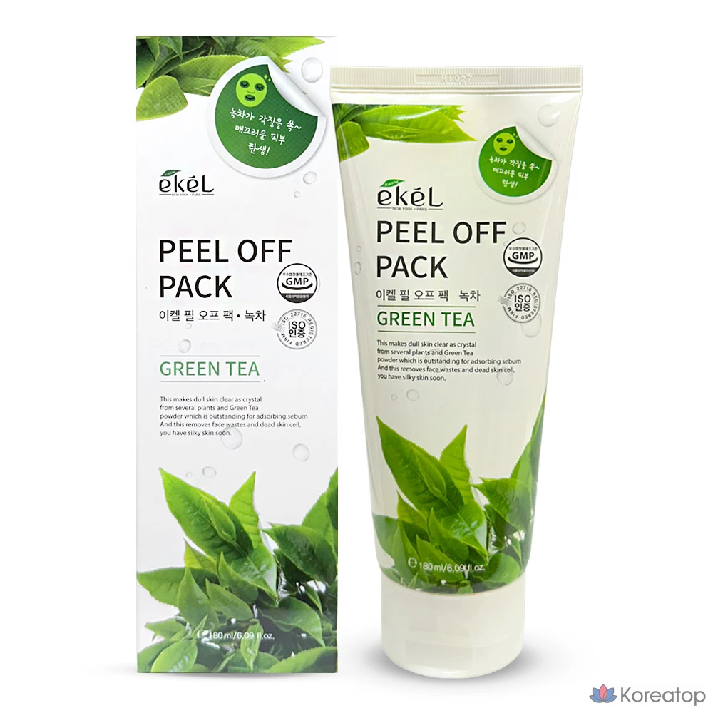 Пилинг-маска Ekel Peel Off Pack Green Tea, 180 мл, 1 шт.