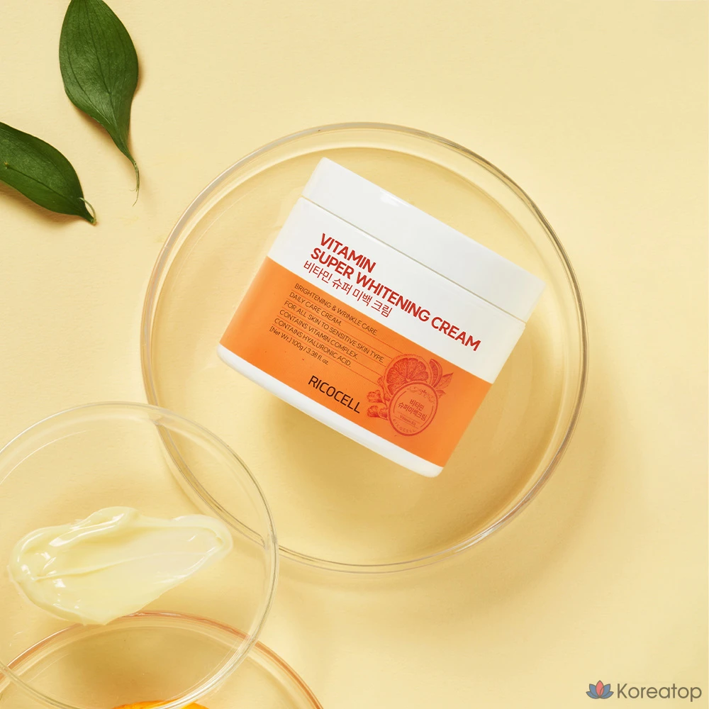 Крем для лица Ricocell Vitamin Super Whitening Cream, 600 г, 1 шт.