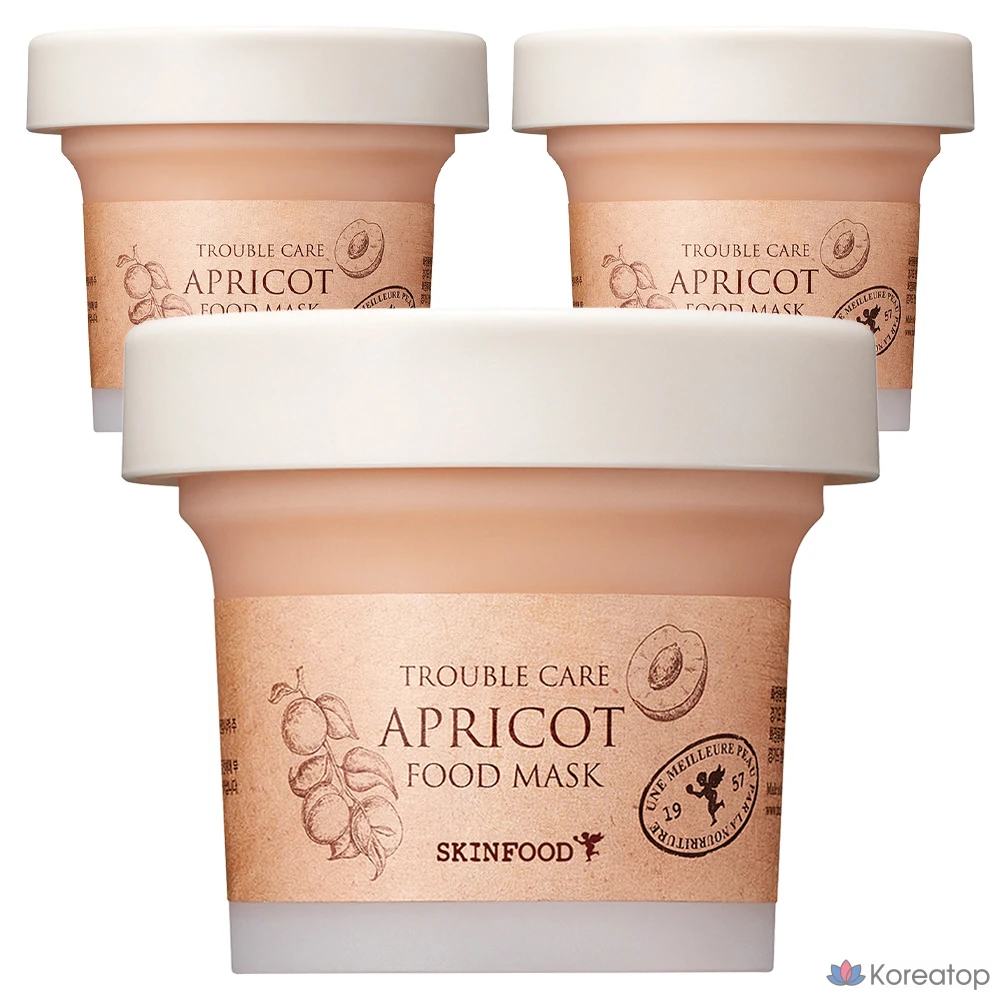 Пилинг Skinfood Apricot Food Mask, 120 г, 3 шт.