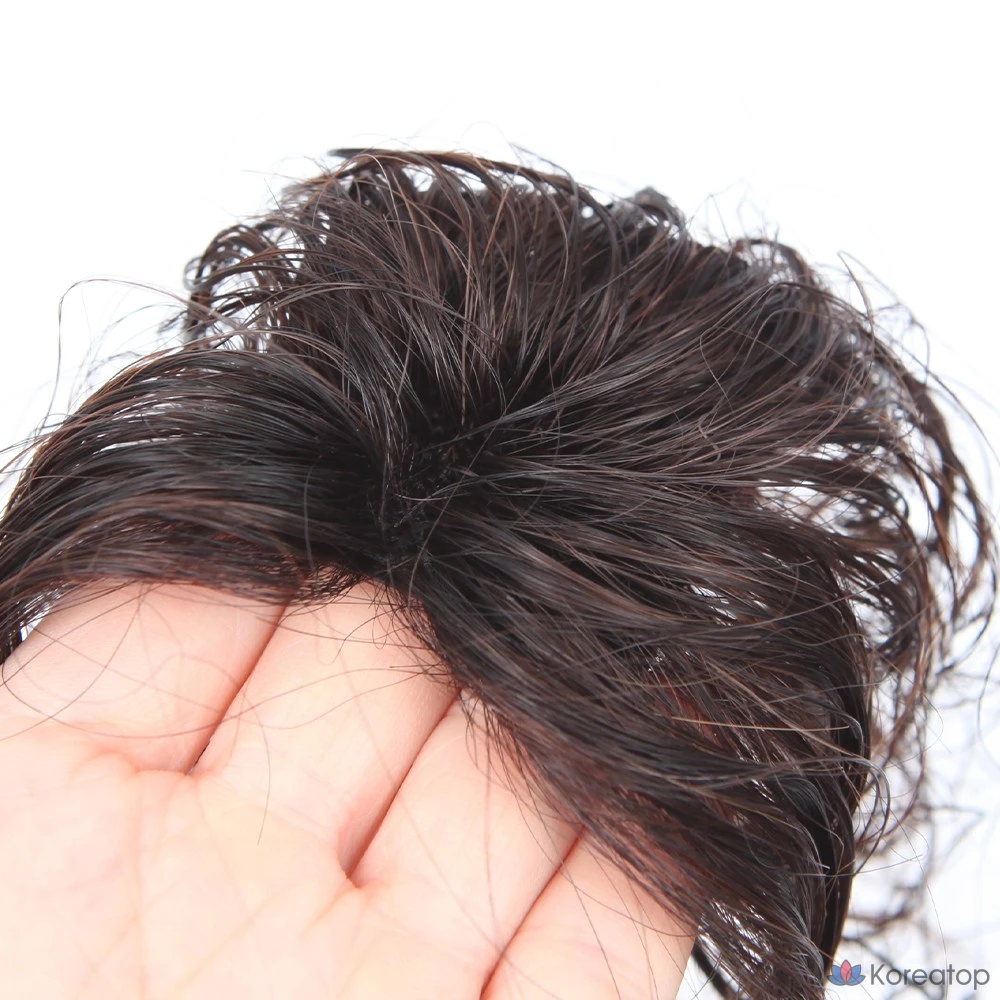 Парик Wonjin W2018 One Pin Wave Volume Cover, оттенок Dark Brown, 4x3 см/30 см, 1 шт.