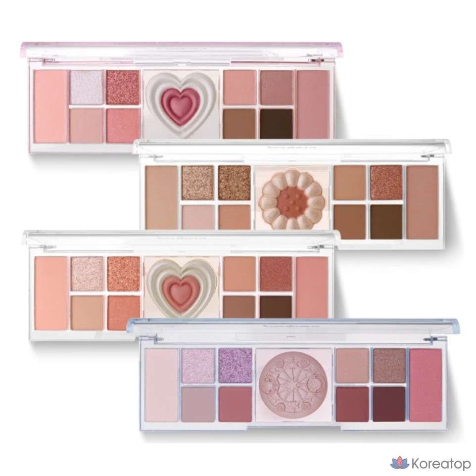 Палитра для век Peripera All-Take Mood Like Palette, оттенок Cool Blush, 2 шт.