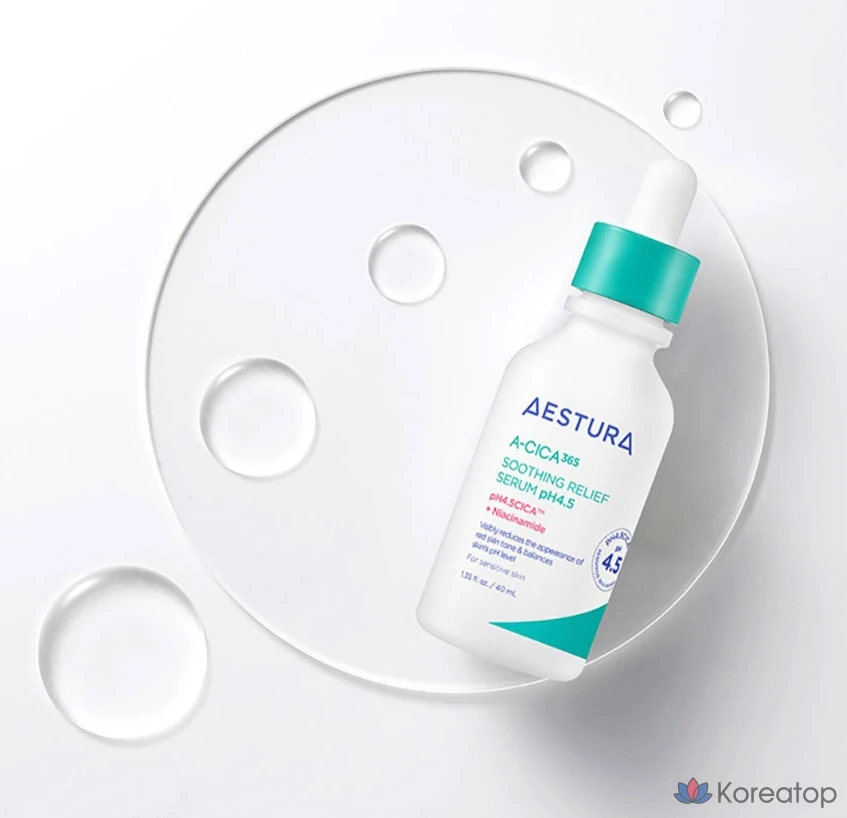 Сыворотка AESTURA A-Cica 365 Blemish Calming Serum pH 4.5, 40 мл, 1 шт.