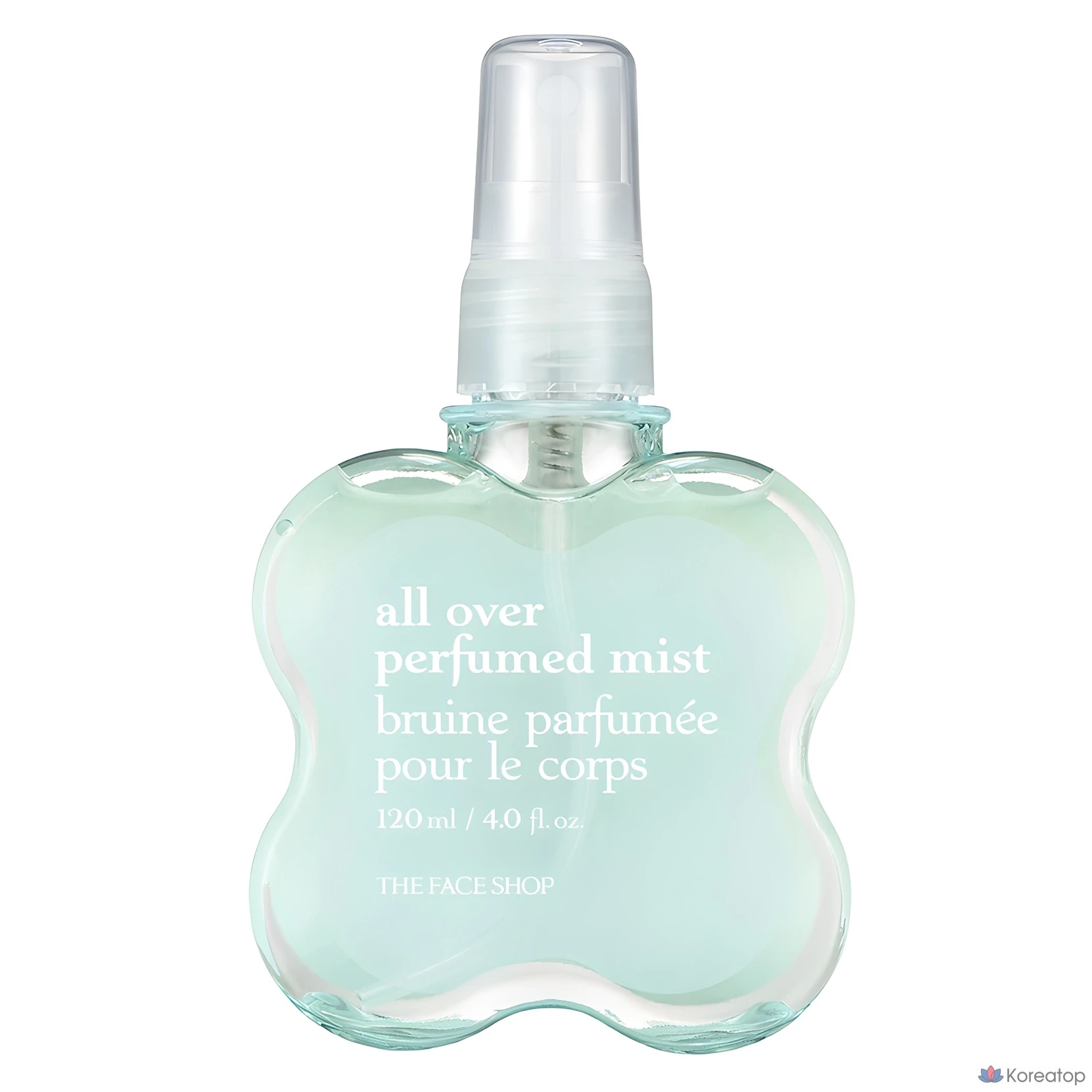 Туалетная вода The Face Shop All Over Perfume Mist, оттенок 02 Baby Musk, 120 мл, 1 шт.