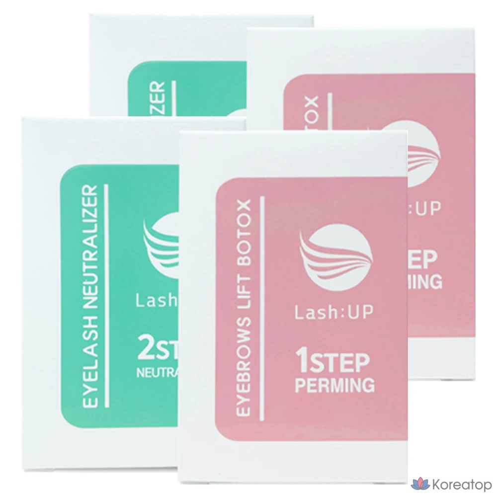 Набор для ухода Lash:Up Lash Brow Perm Step 1 + Step 2 Set, 20 шт.