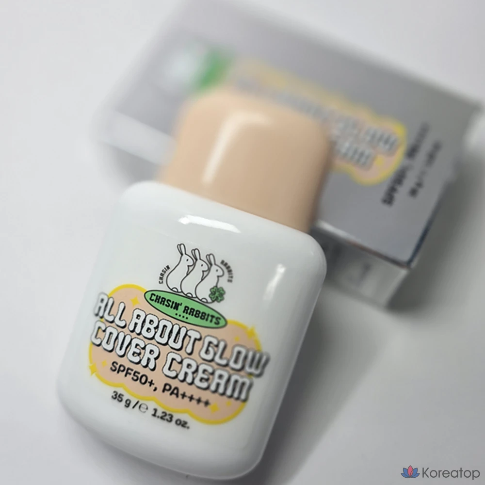 Крем для лица Chasin Rabbits All About Glow Cover Cream SPF50+ PA++++, 35 г, 1 шт.