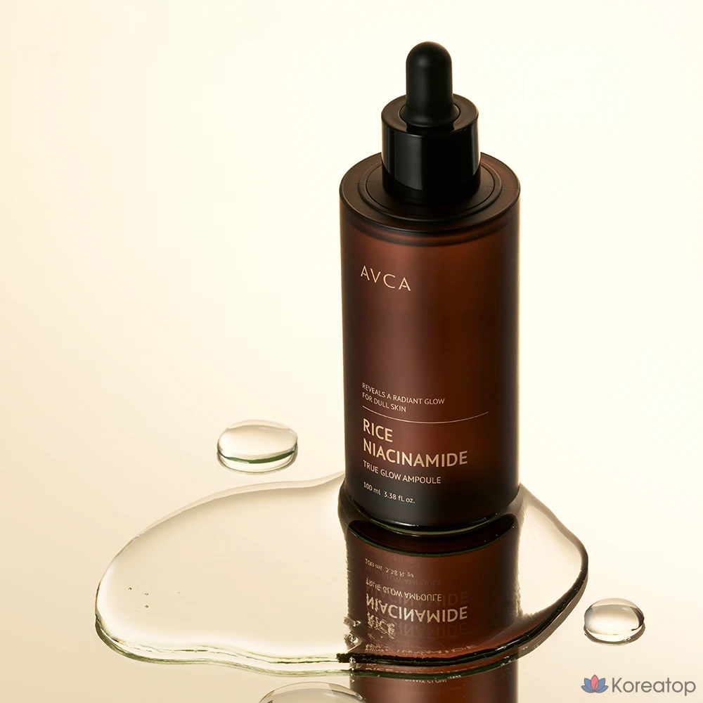 Ампульная сыворотка AVCA True Glow Rice & Niacinamide Ampoule, 100 мл, 1 шт.