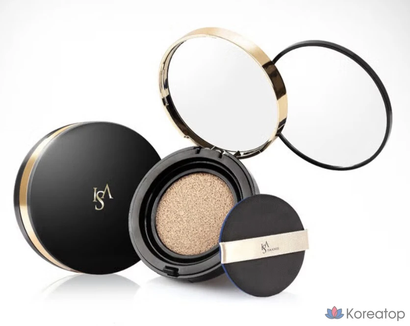 Кушон Isa Knox Dual Cover Cushion Special + Refill, оттенок 23 Natural Beige, 15 г, 1 шт.